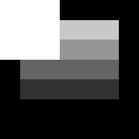 Animation of a small filter window sliding across an image, illustrating a convolution