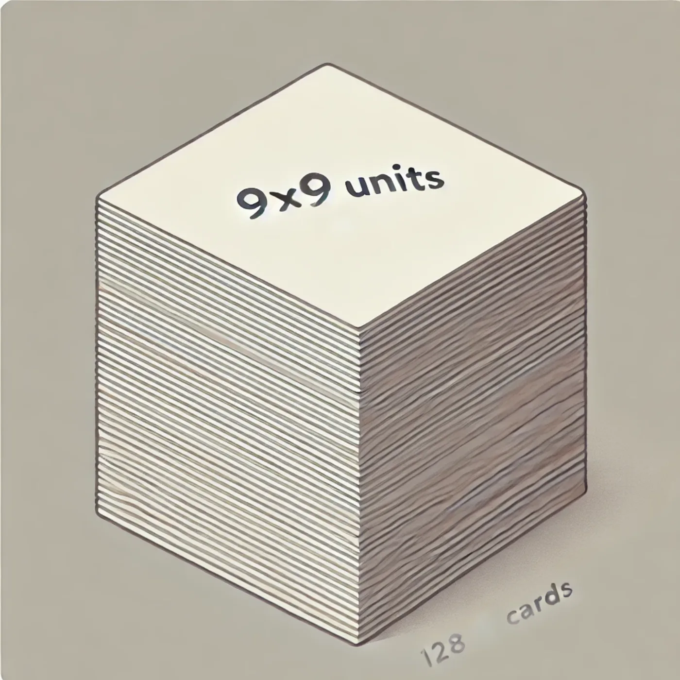 Visualization of the (7, 7, 128) tensor as a stack of 128 feature-map 'cards'